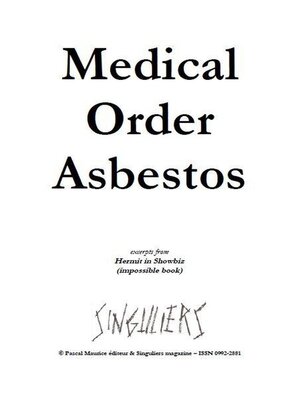 cover image of Medical Order Asbestos